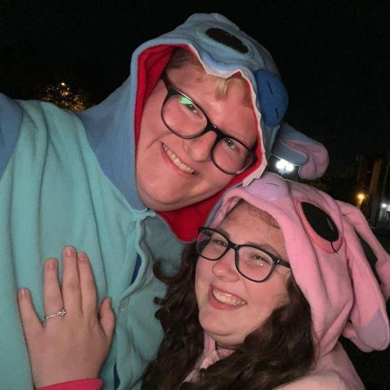 This photo was taken the day Seth proposed to Gillienne.