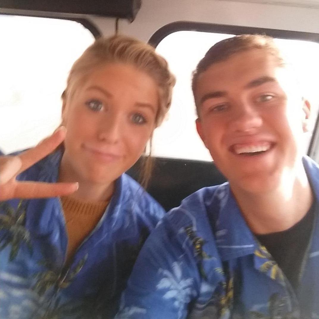 2015 (Our first photo together!)