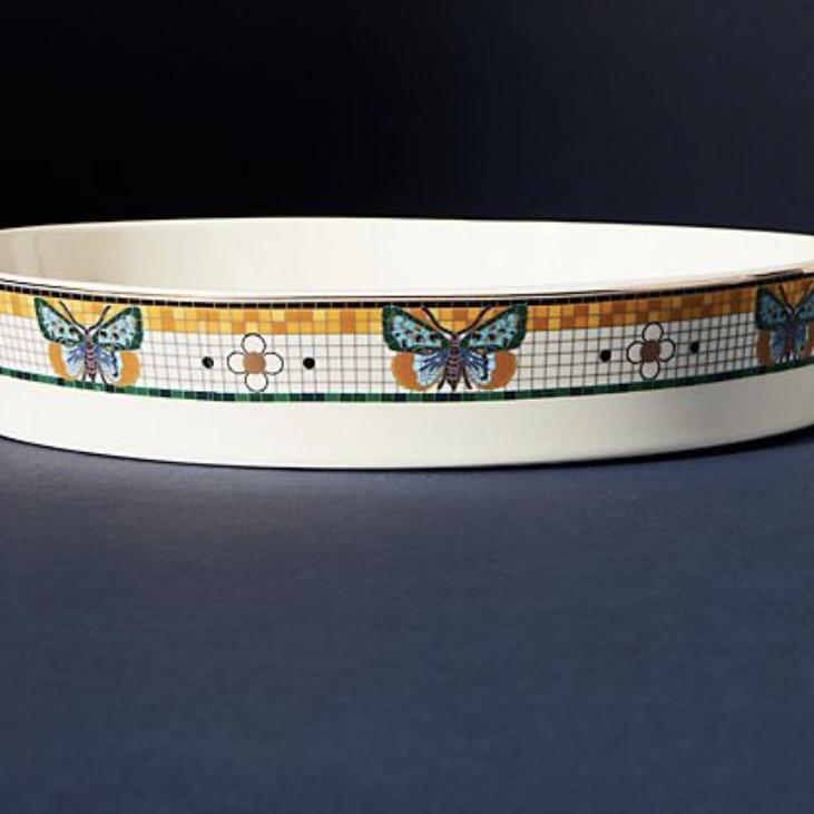 Garden Tile Pie Dish