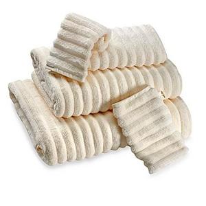 Turkish Luxury Collection - Turkish Ribbed Hand Towel in Ivory