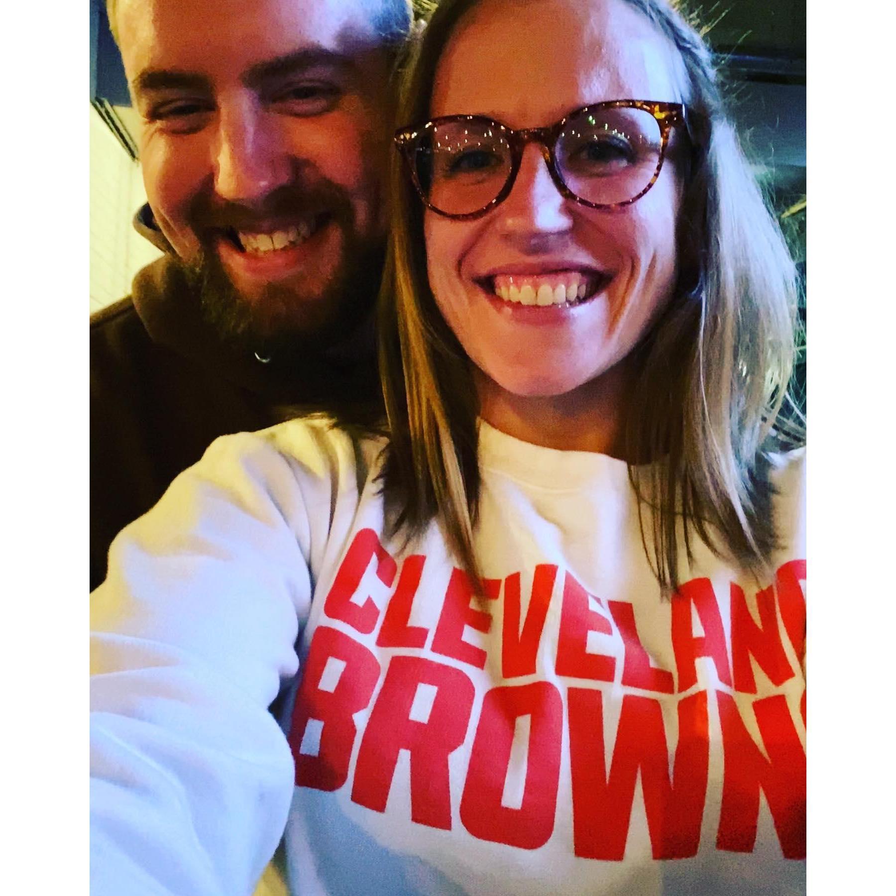 Our first selfie together in October 2020!