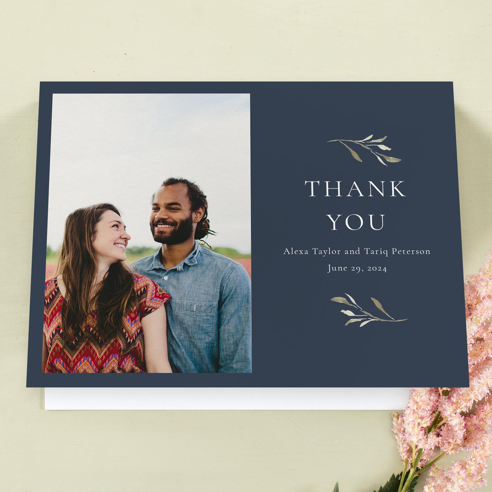 Zola Thank You Cards Somerset Photo