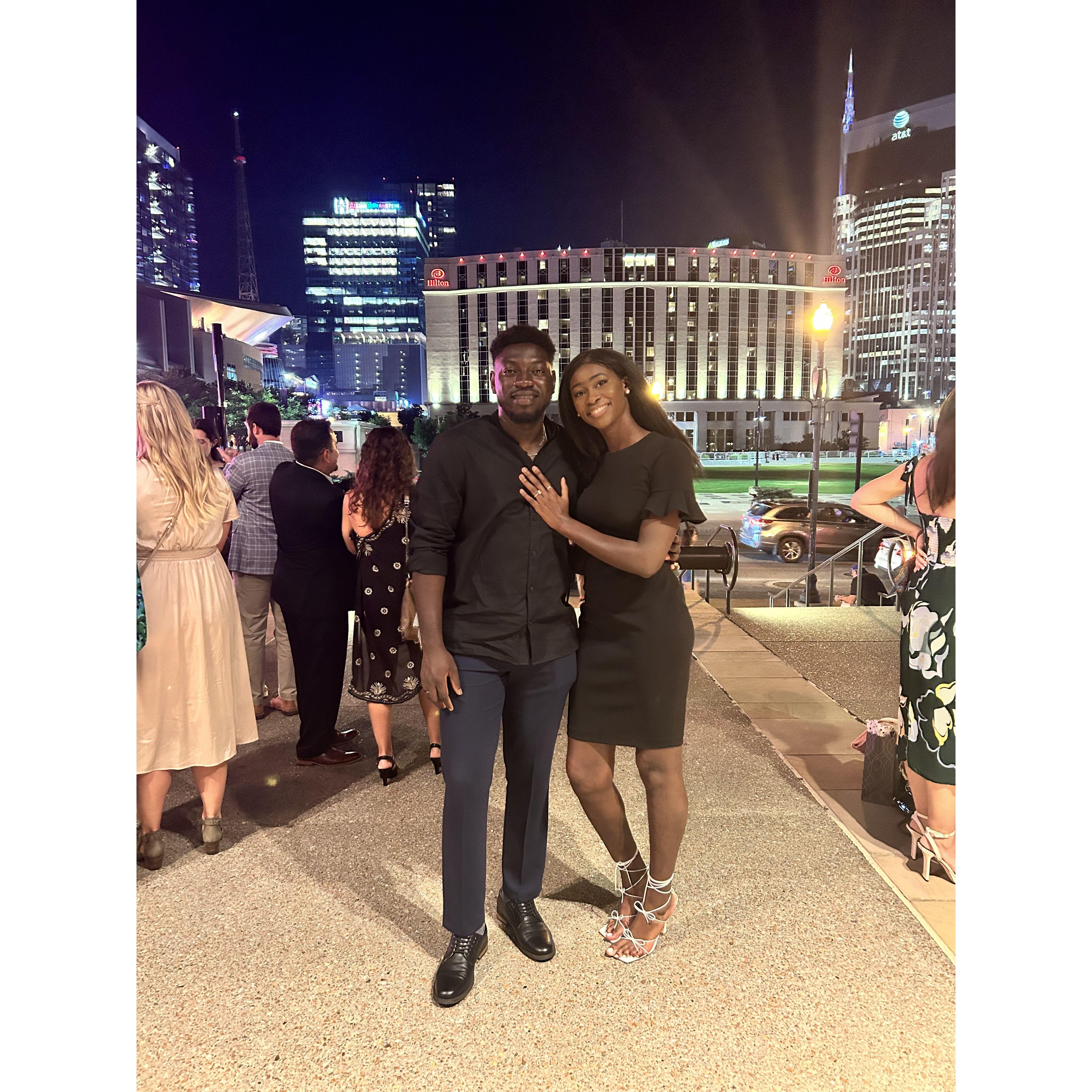 Patience's first end-of-year residency dinner party