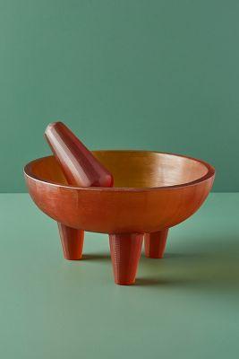 Silvia Molcajete Bowl and Pestle - In Honey