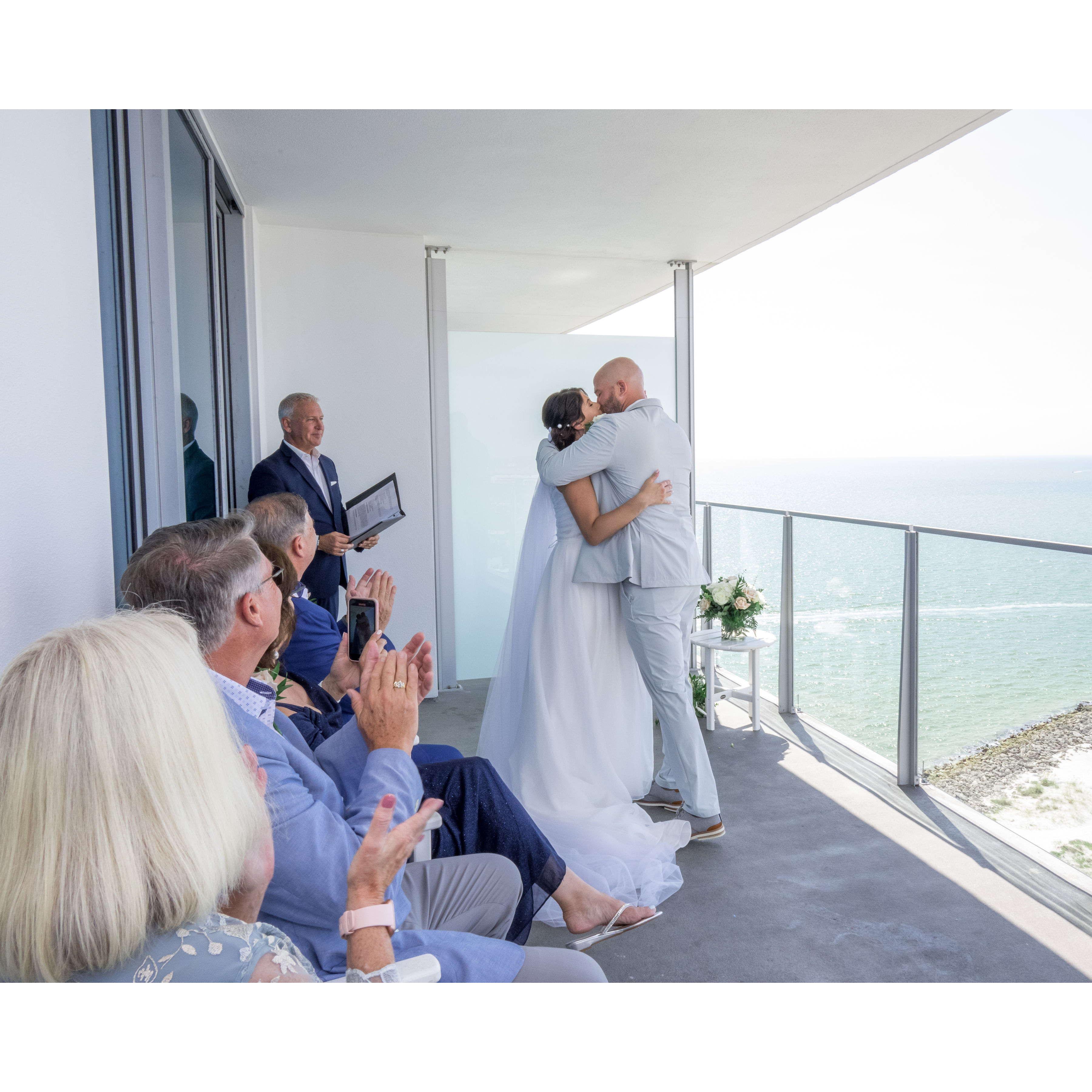 You may now kiss the bride...