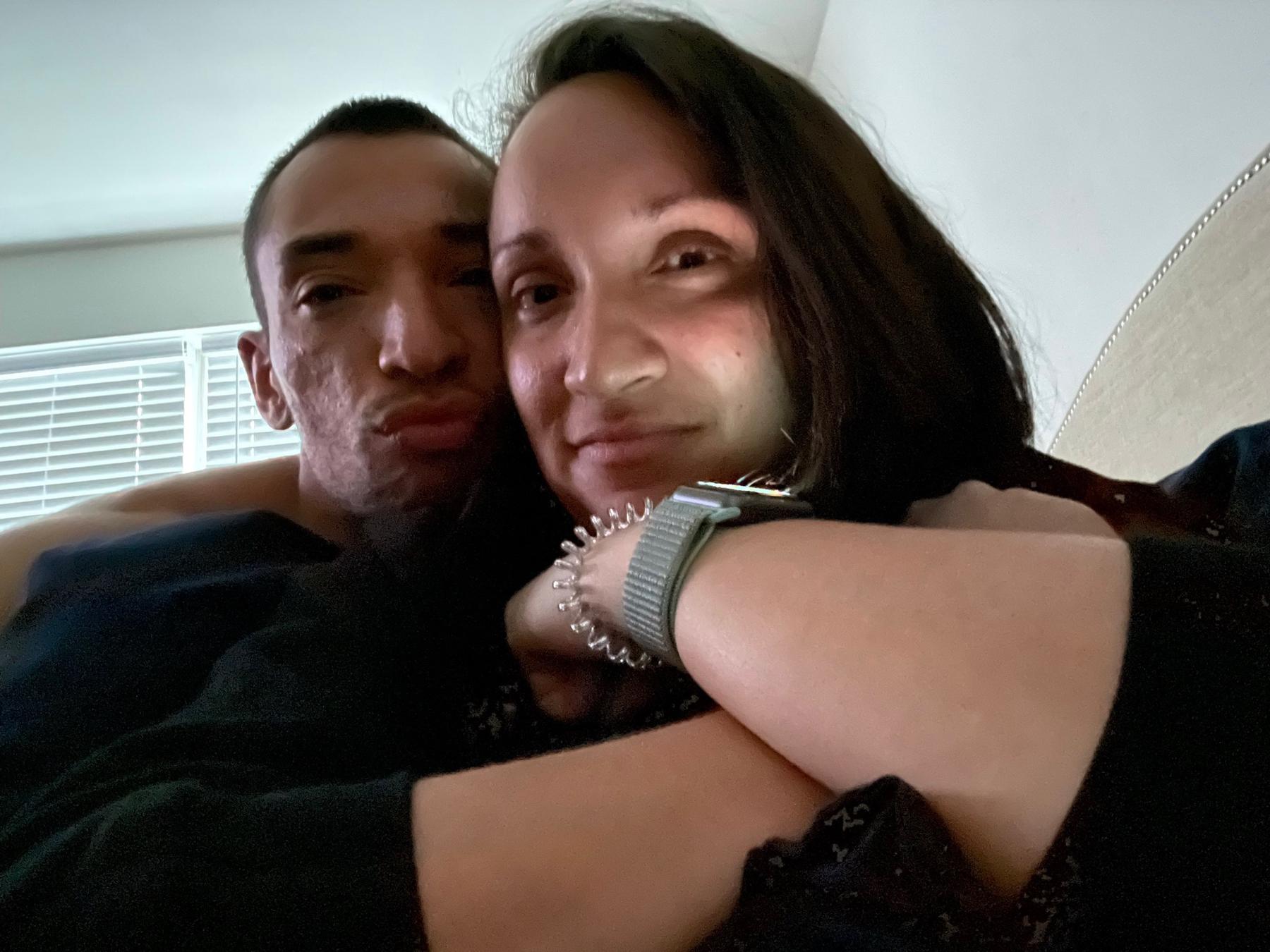 Our first photo together. May 2021