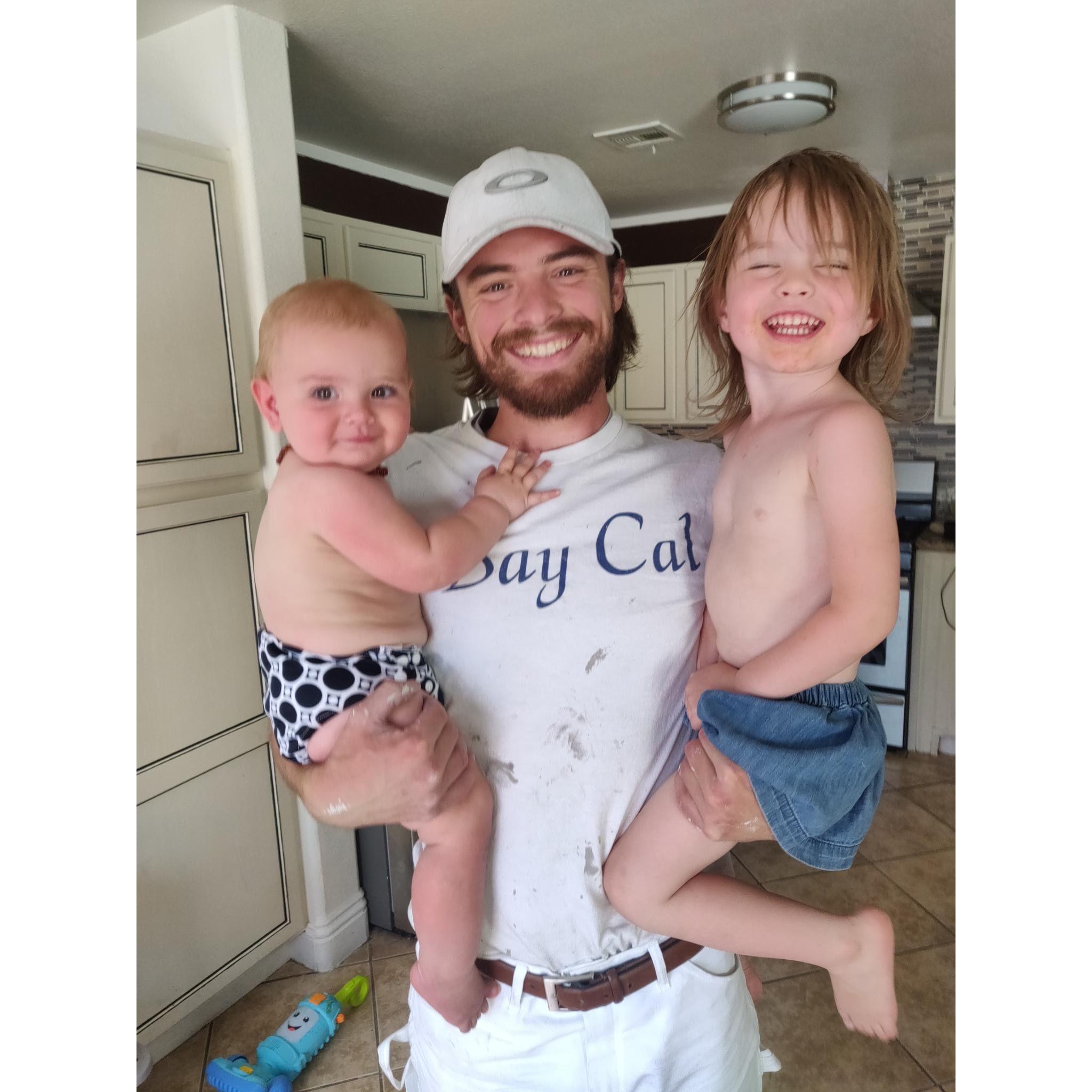 Daddy's girls!