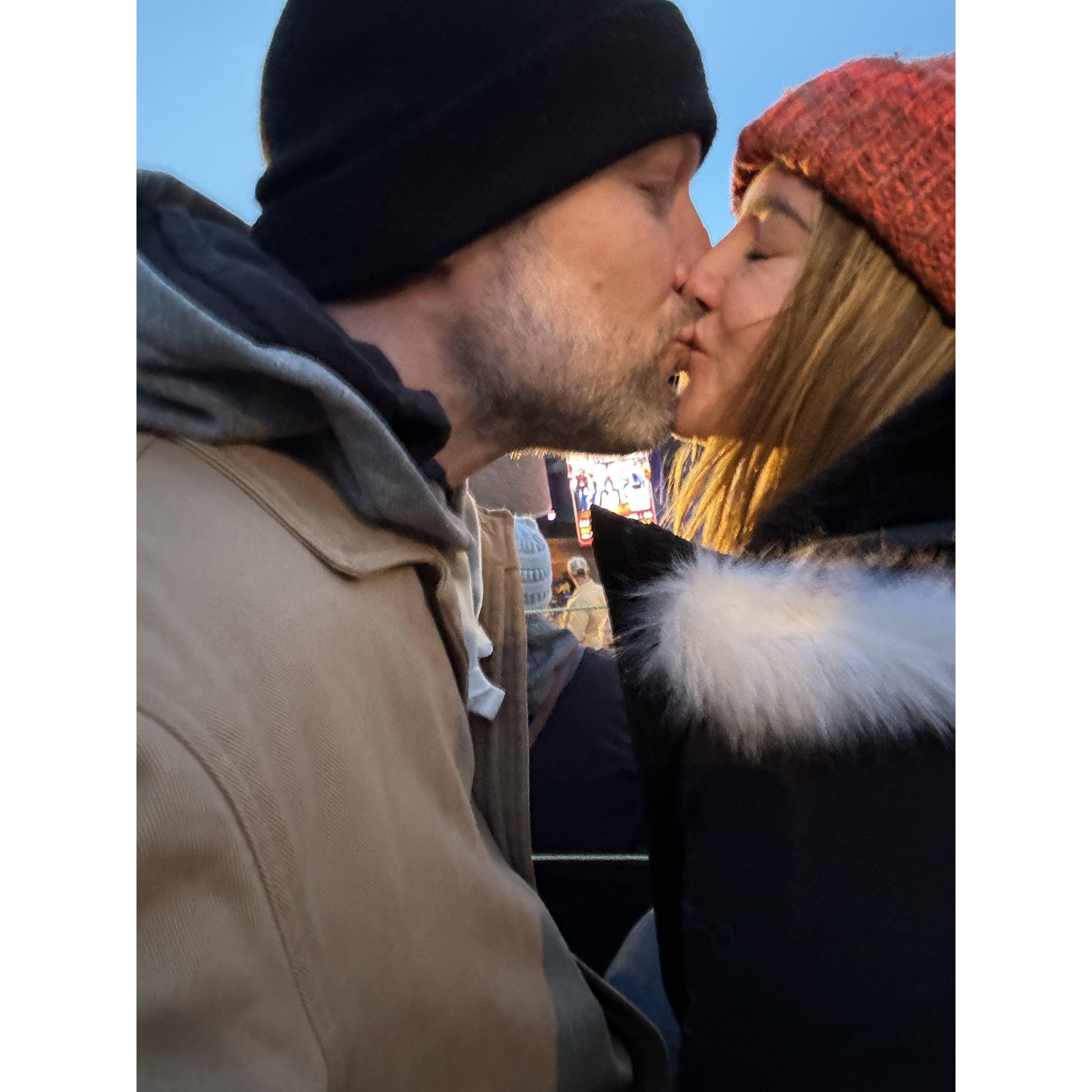 At Red Rocks concert to see one of Shawn's favorite bands: Shane Smith and the Saints