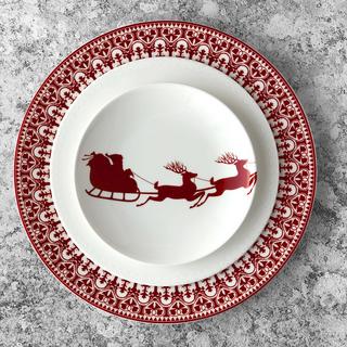 Sleigh Canape Plate, Set of 4