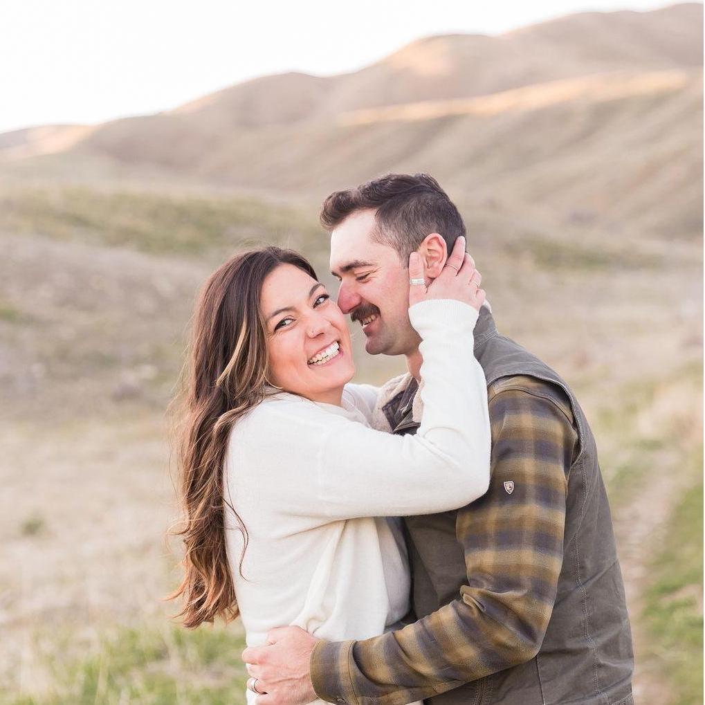 Engagement Photo Session @ Lucky Peak - April 8th, 2021. Camille Marie Photography