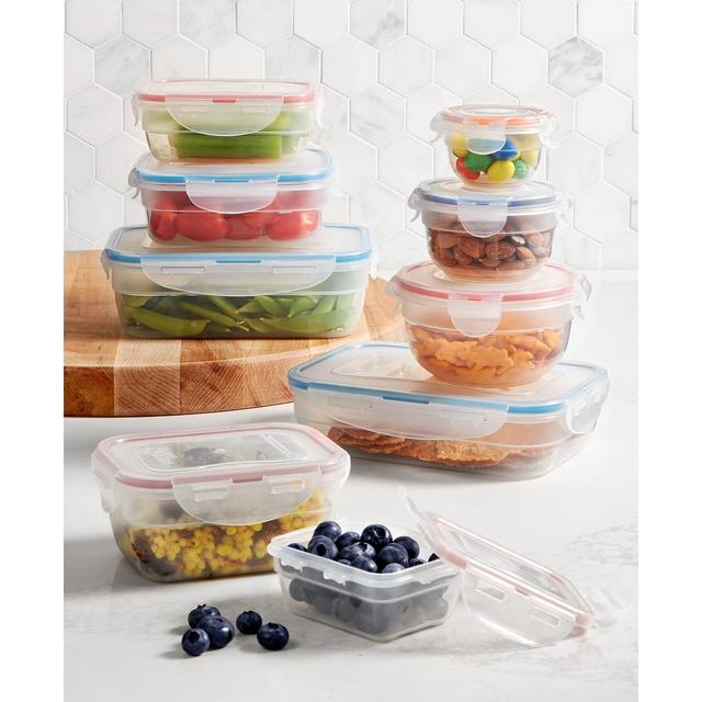 Lock n Lock Easy Essentials Color Mates 18-Pc. Food Storage Container Set