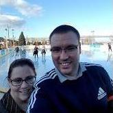 Ice skating in Philadelphia.