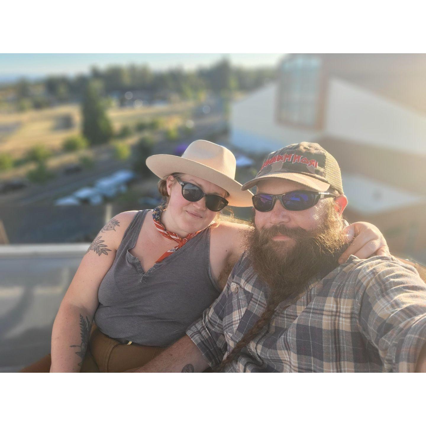 On the Ferris Wheel at the Clark County Fair, 2022