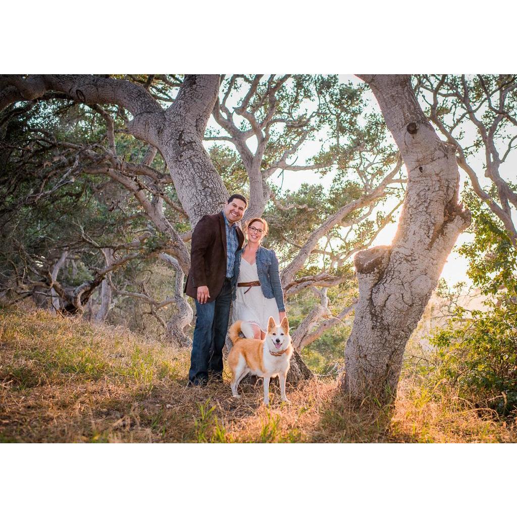 Laurel & Michael's photographer, Willa Kveta, took them to what must be one of the most beautiful parks in Santa Barbara, the Douglas Family Preserve, for an engagement photo session.  What a treat!