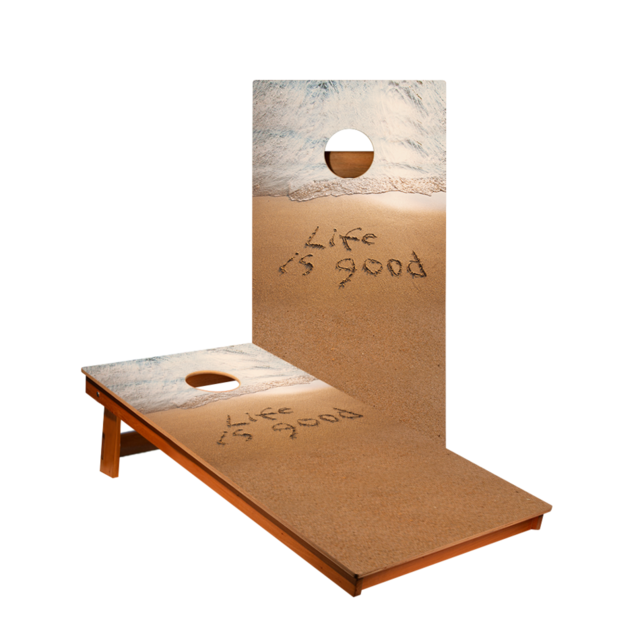 MP2 Life Is Good Recreation Cornhole Boards