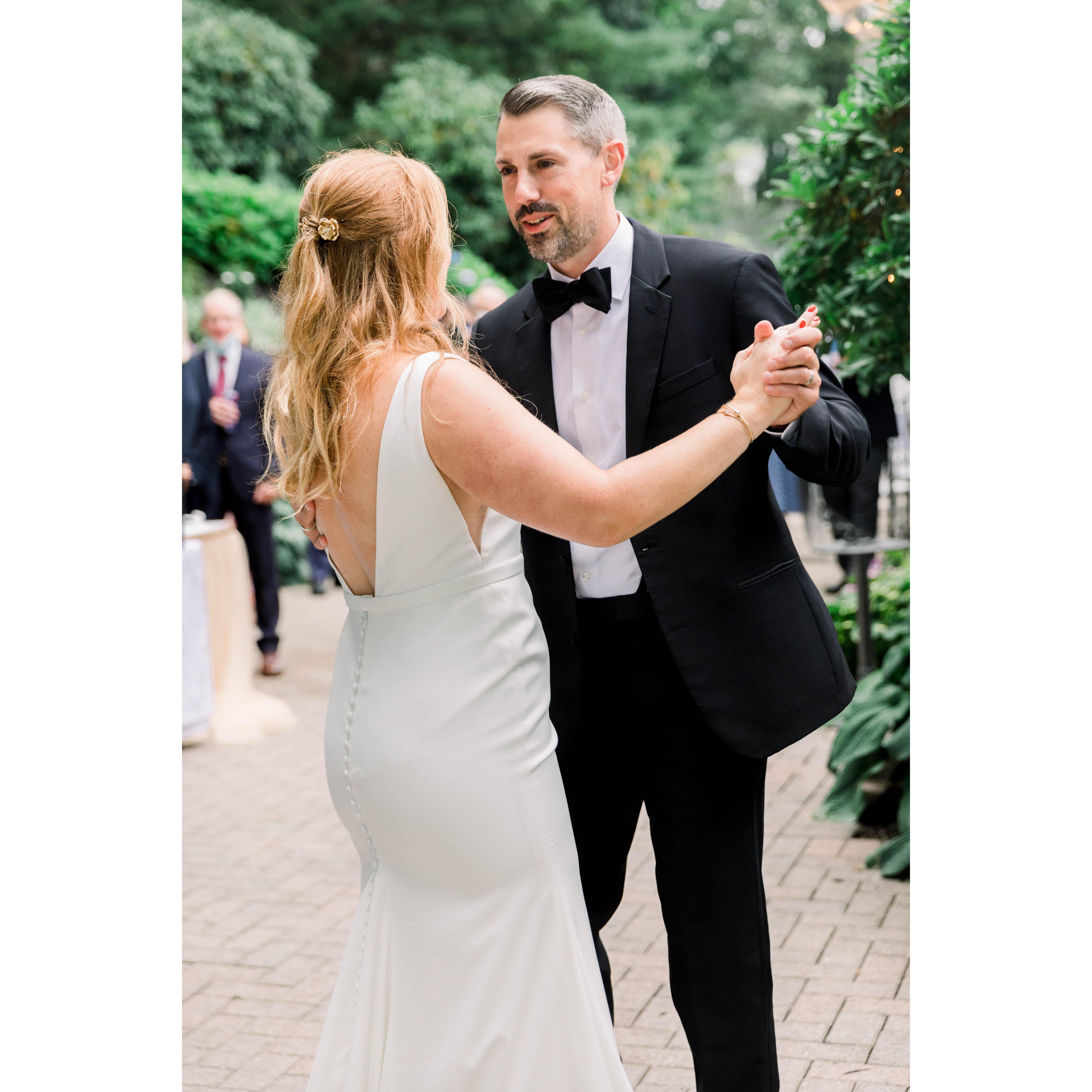 Our first dance to Michael Bublé "When You're Smiling"