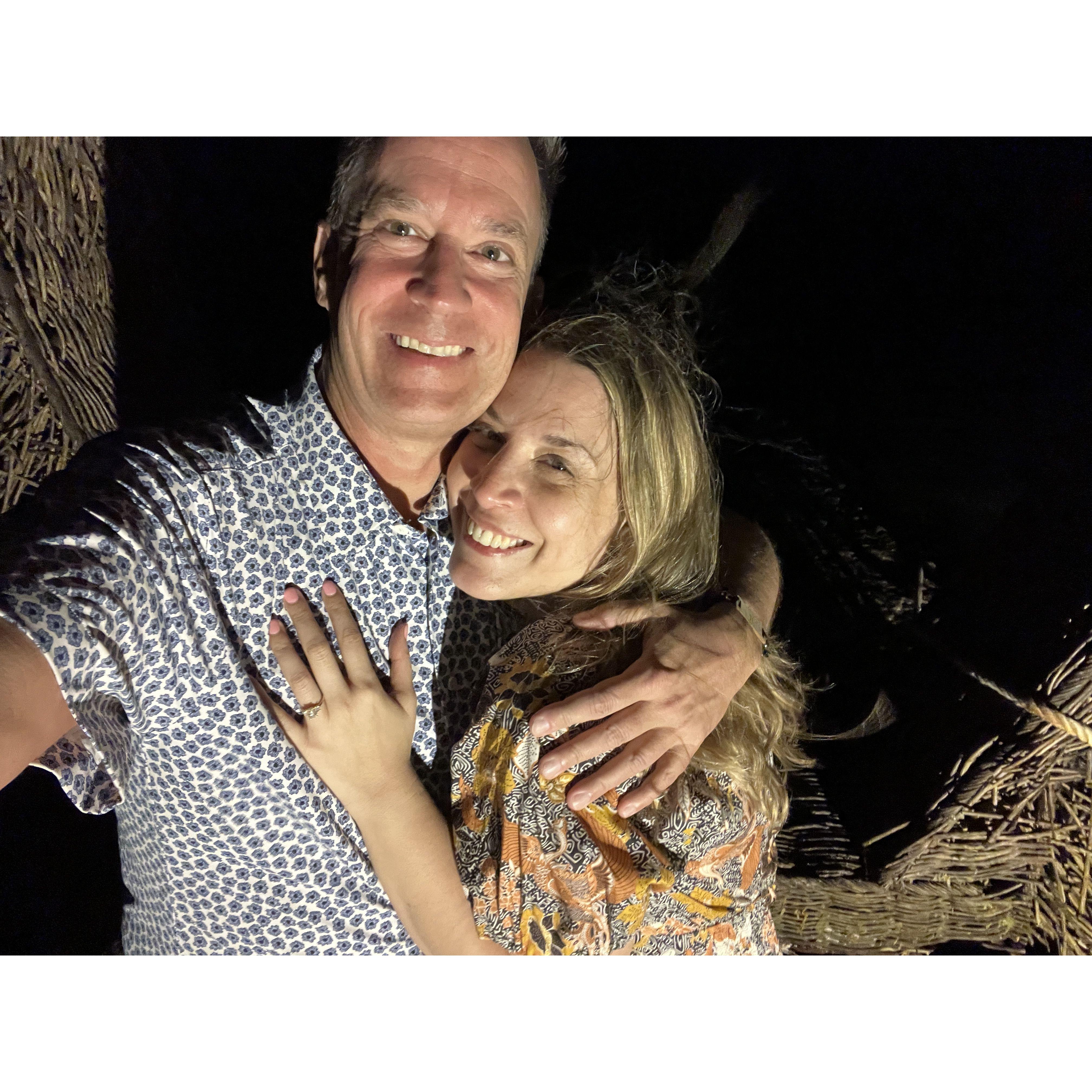 When she said "Yes!"