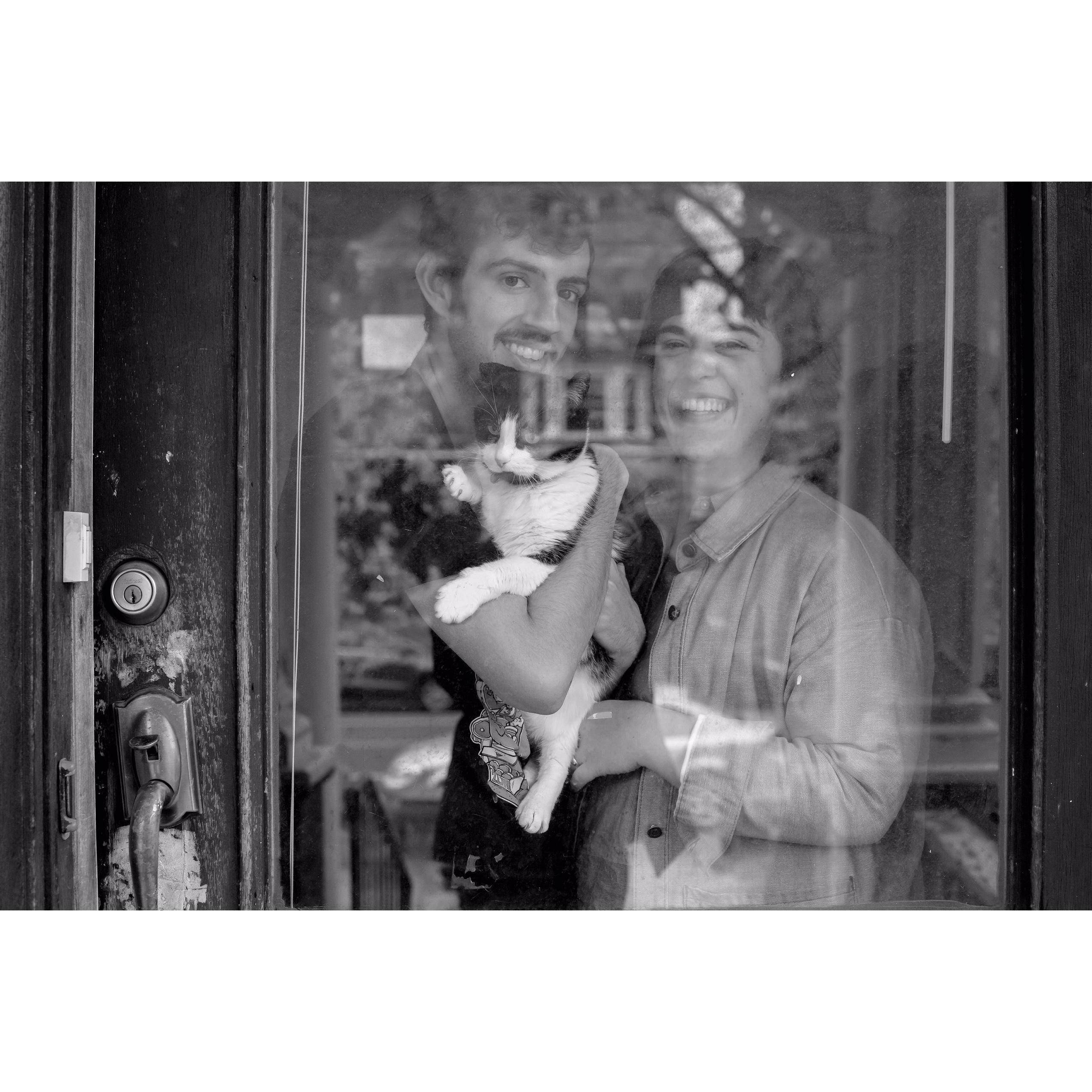 Socially distanced engagement photos
