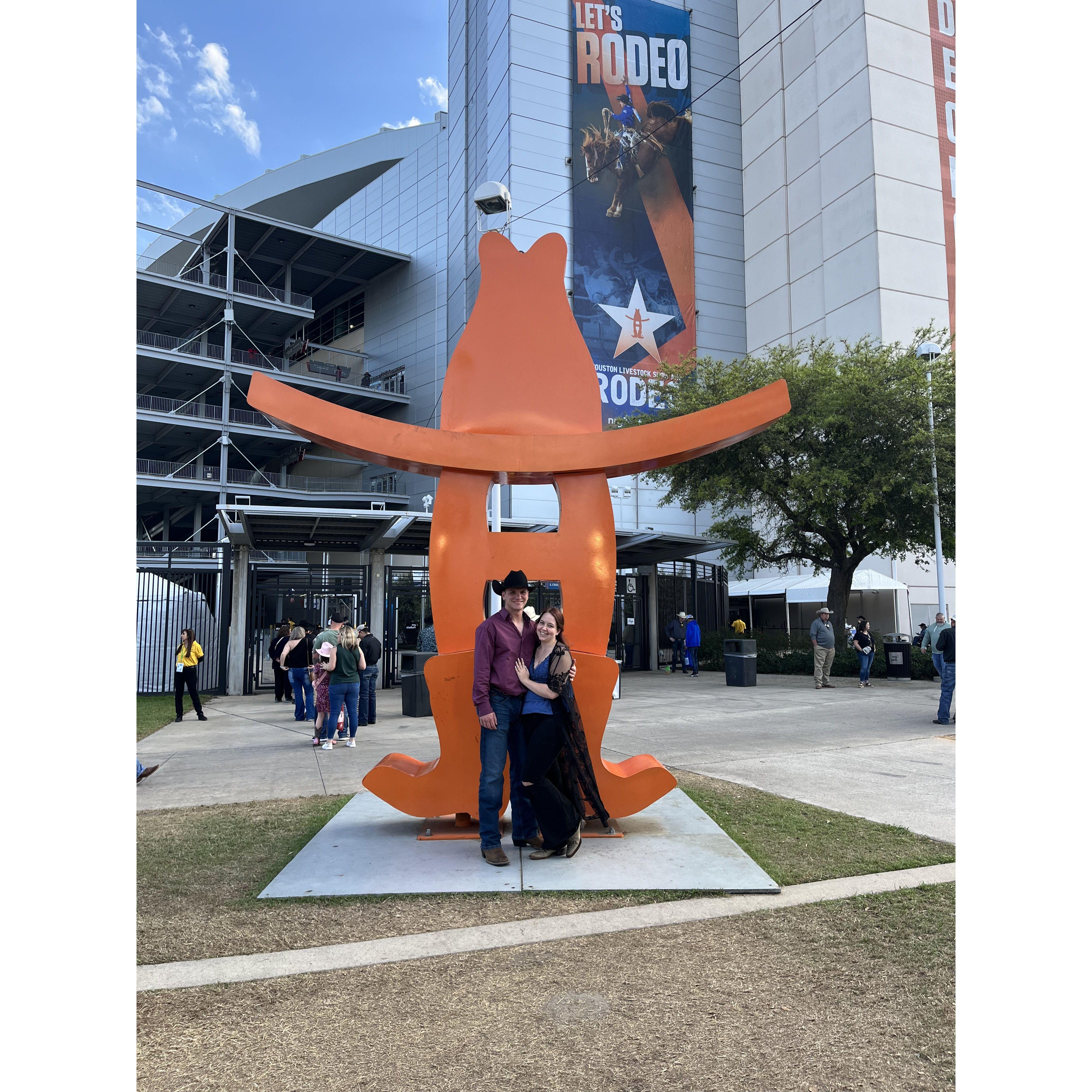 First Houston rodeo for Ty.