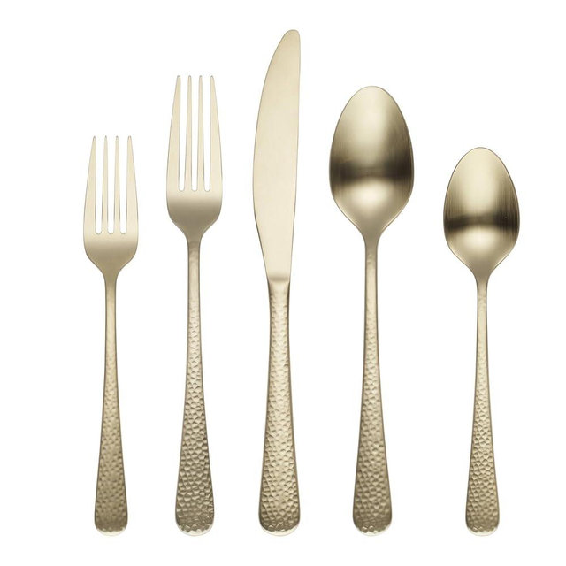 Cambridge Silversmiths Keene Champagne Satin 20-Piece Flatware Set, Service for 4