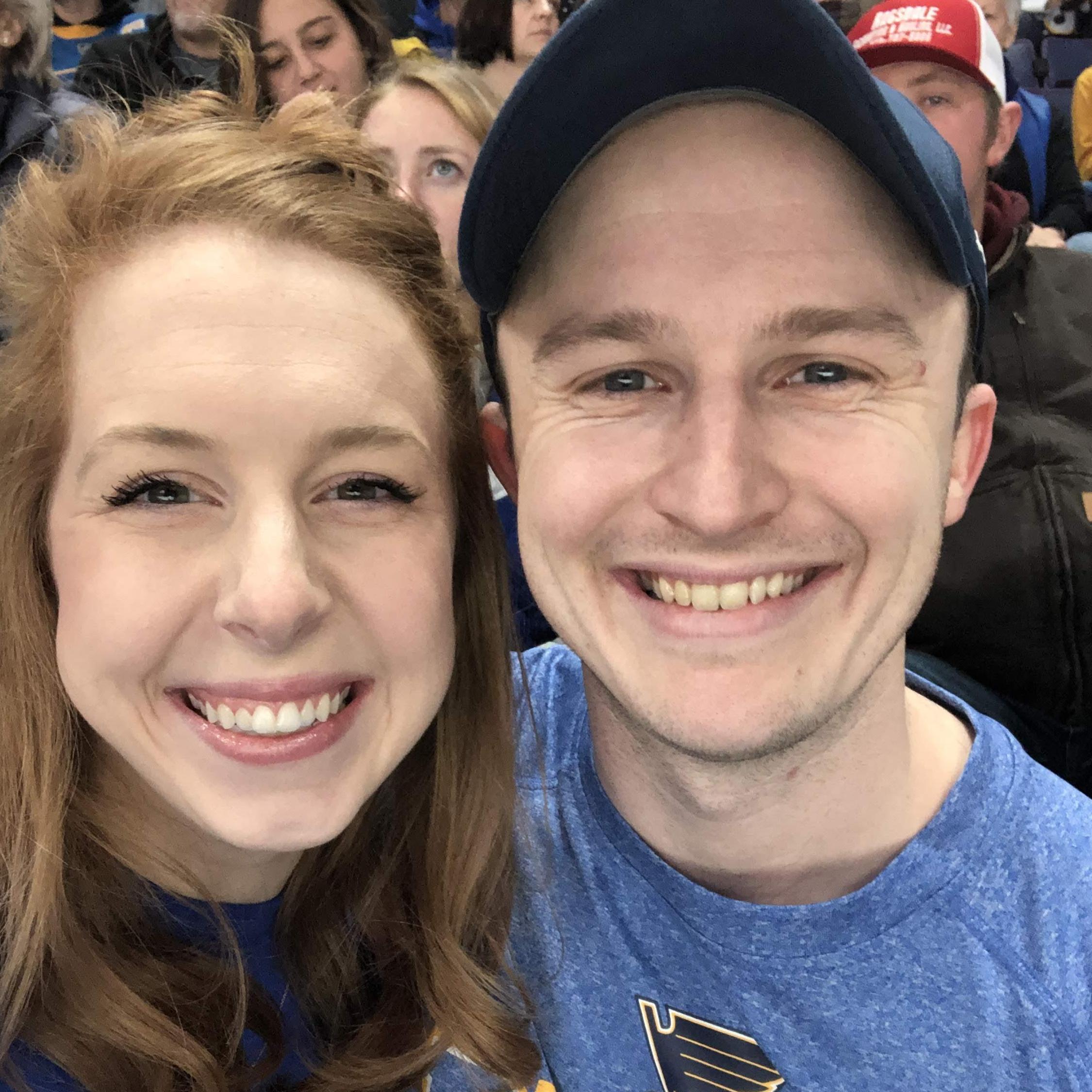 The day Chelsea became a fan of STL sports. Let's Go Blues!
