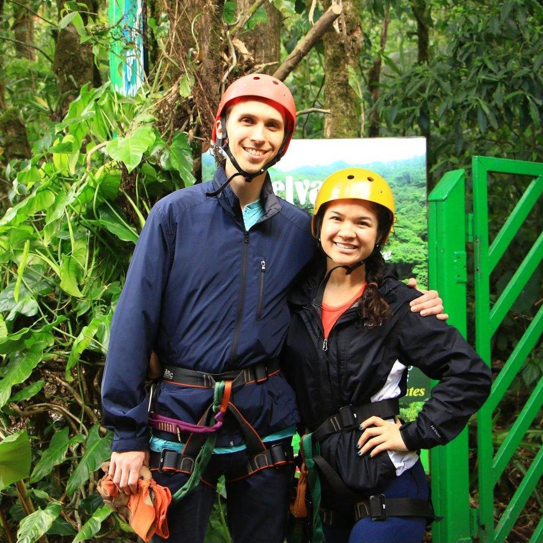 Ziplining in Costa Rica