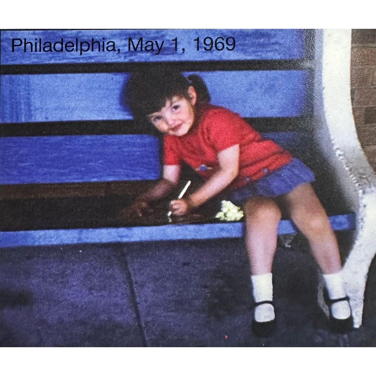 Little did she know she would end up married to an artist...