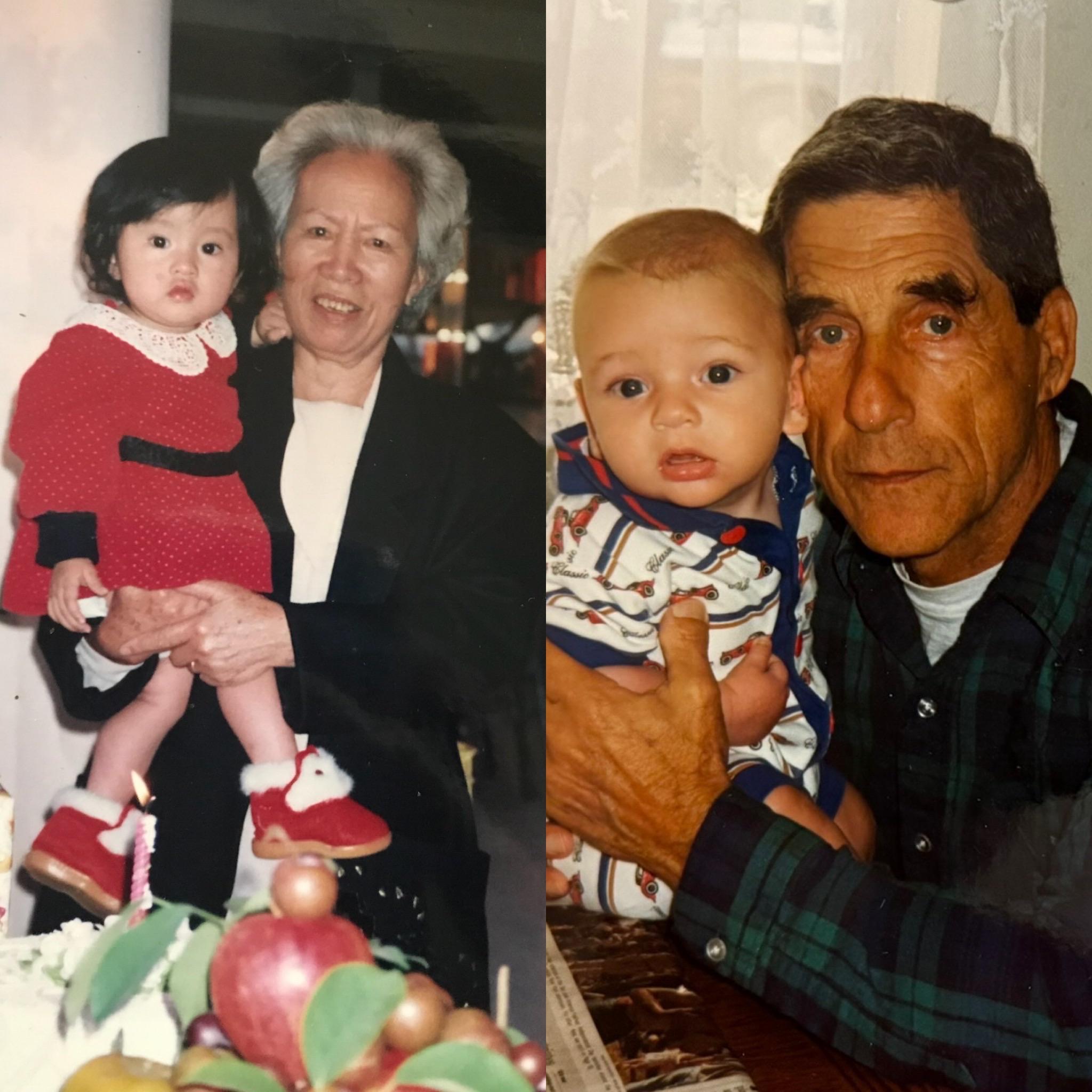 Us with Grandma Lan and Papa Irv