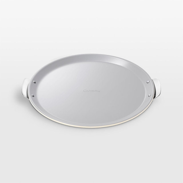 Caraway ® Cream 15" Ceramic Nonstick Pizza Pan