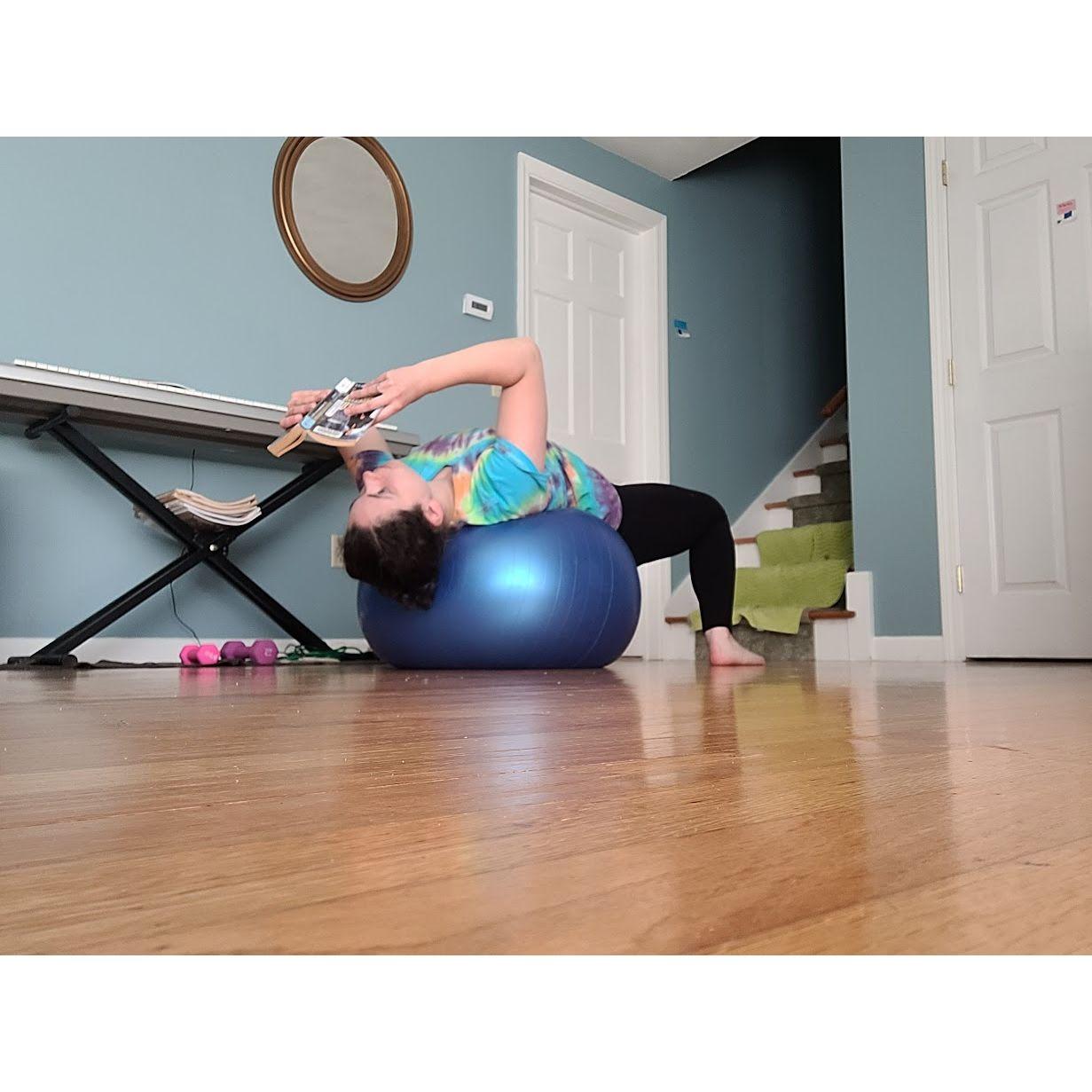 Reading in a totally normal position