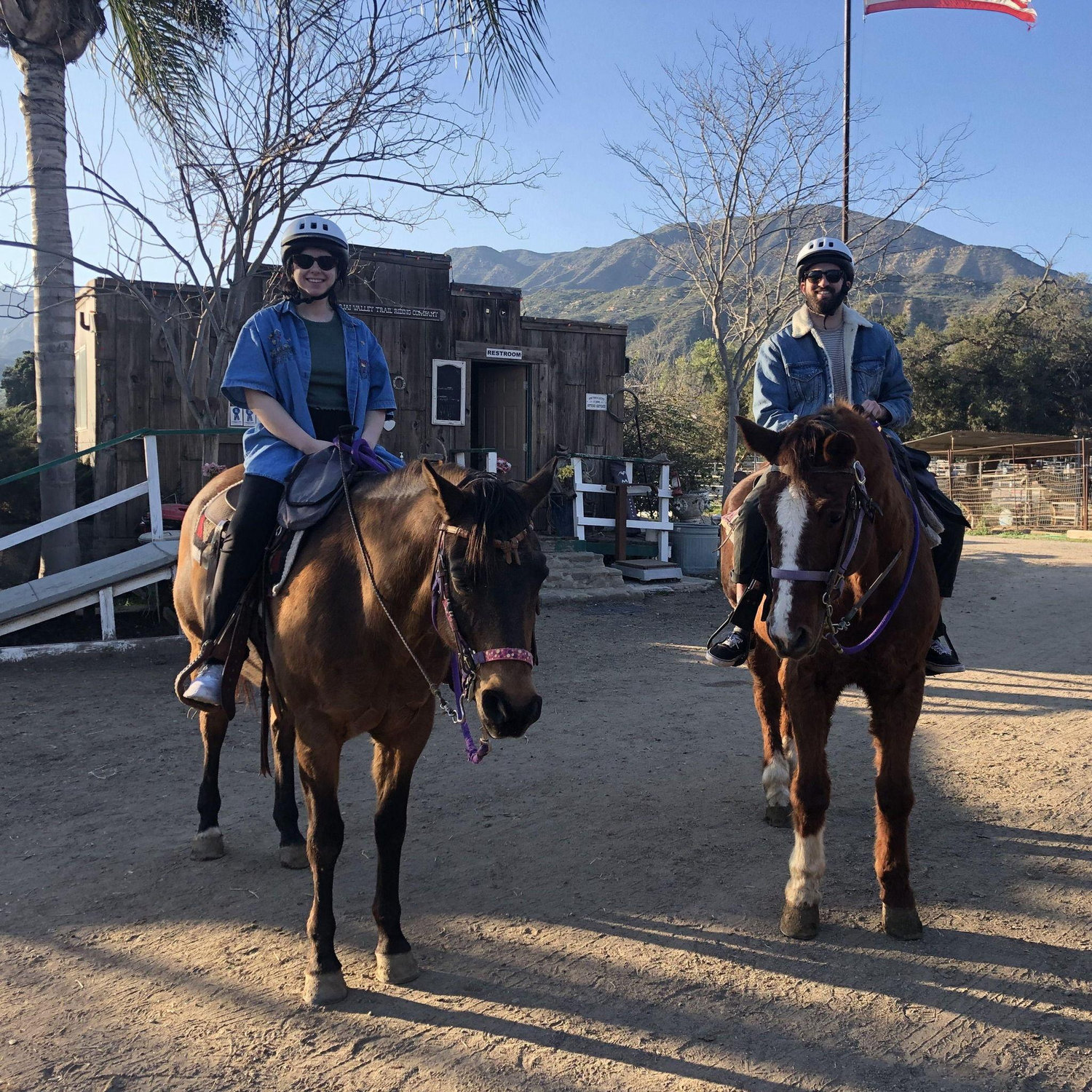Horseback riding in Ojai