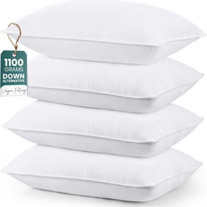Utopia Bedding Bed Pillows (White), Queen Size Set of 4