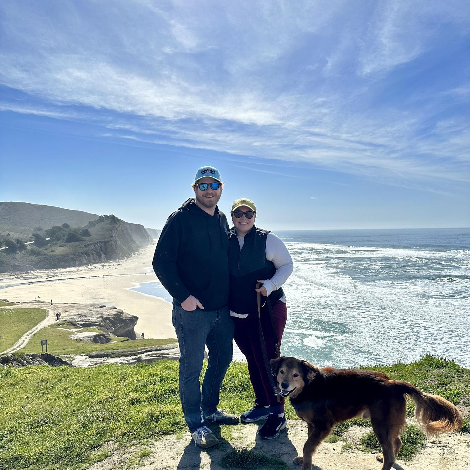 Hiking with Cooper | February 2023 in Half Moon Bay, CA