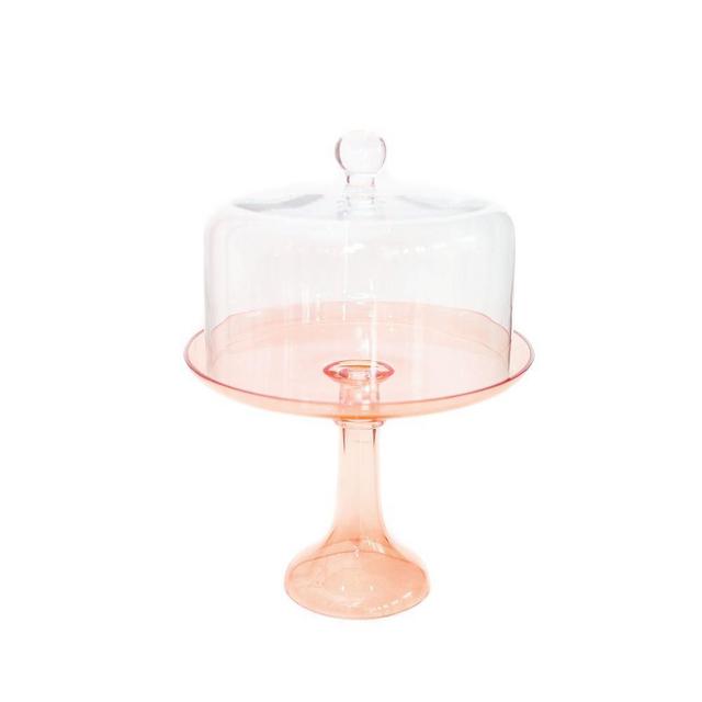 Estelle Colored Glass, Cake Dome