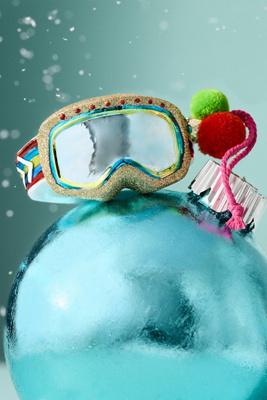 Goggles Glass Ornament