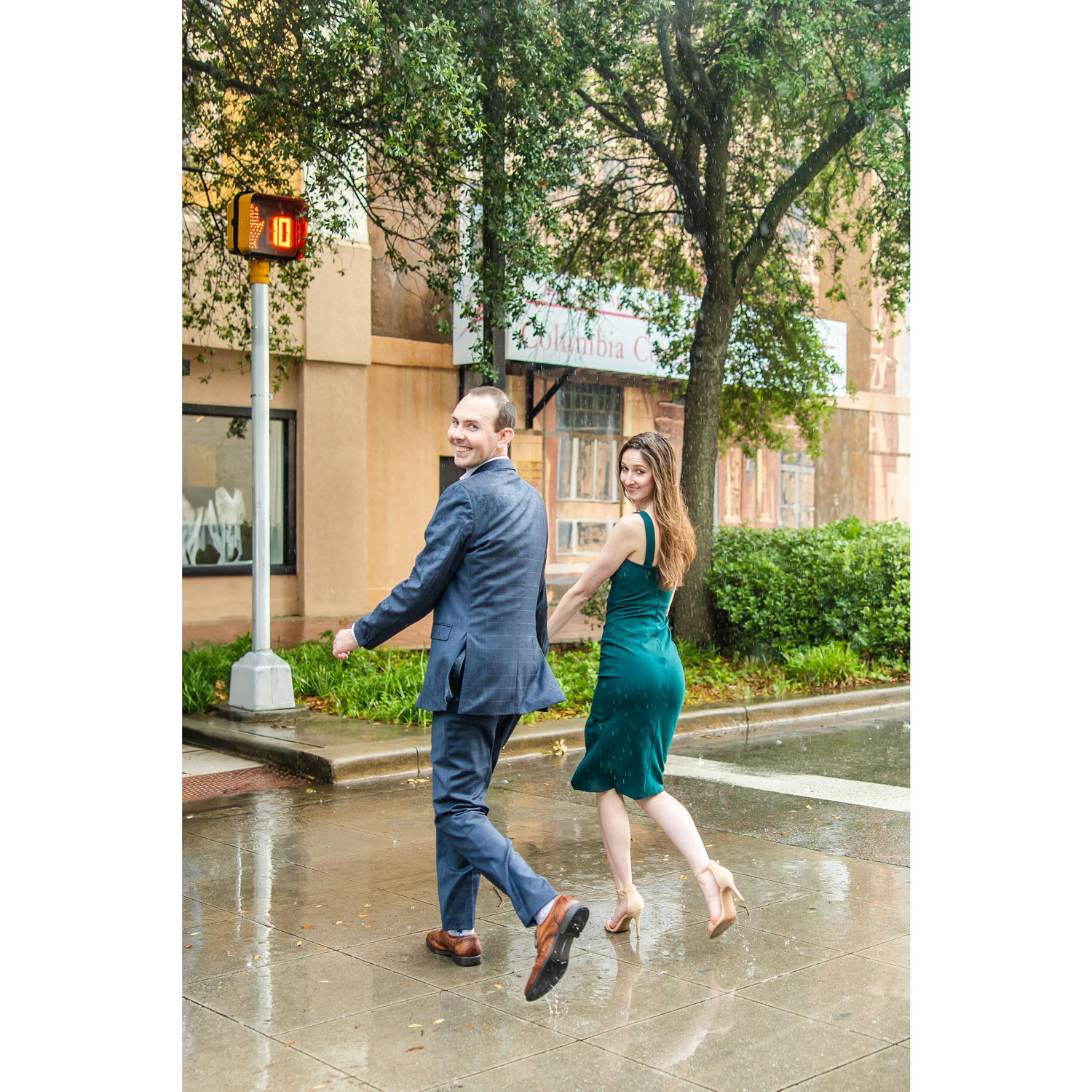 Wet streets make for cool pictures!