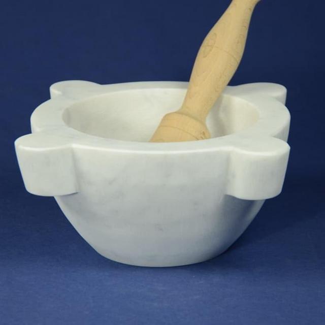 Marble Mortar and Pestle