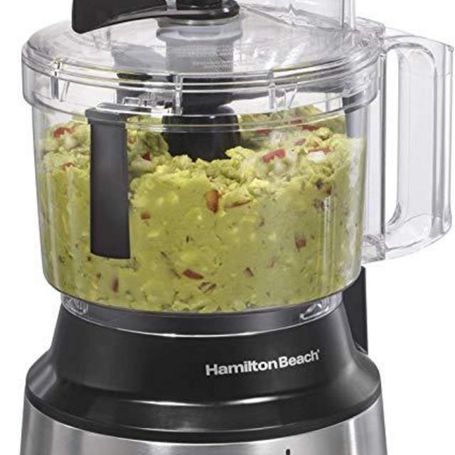 Hamilton Beach 10-Cup Food Processor & Vegetable Chopper with Bowl Scraper, Stainless Steel (70730)