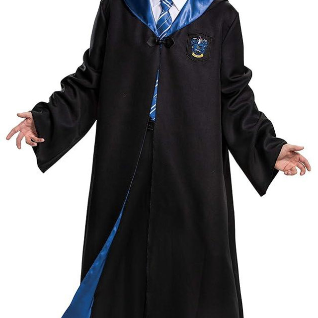 Disguise Harry Potter Ravenclaw Robe, Deluxe Wizarding World Adult Costume Accessory, Adult XL (42-46)