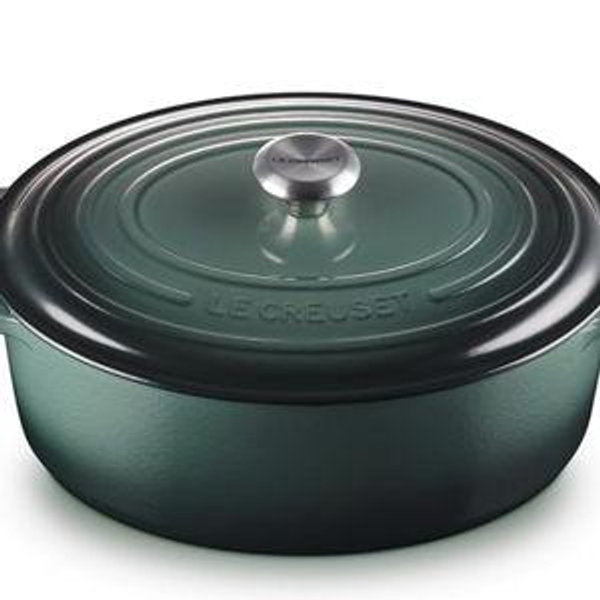 Le Creuset Enameled Cast Iron Signature Oval Dutch Oven, 8 qt., Artichaut