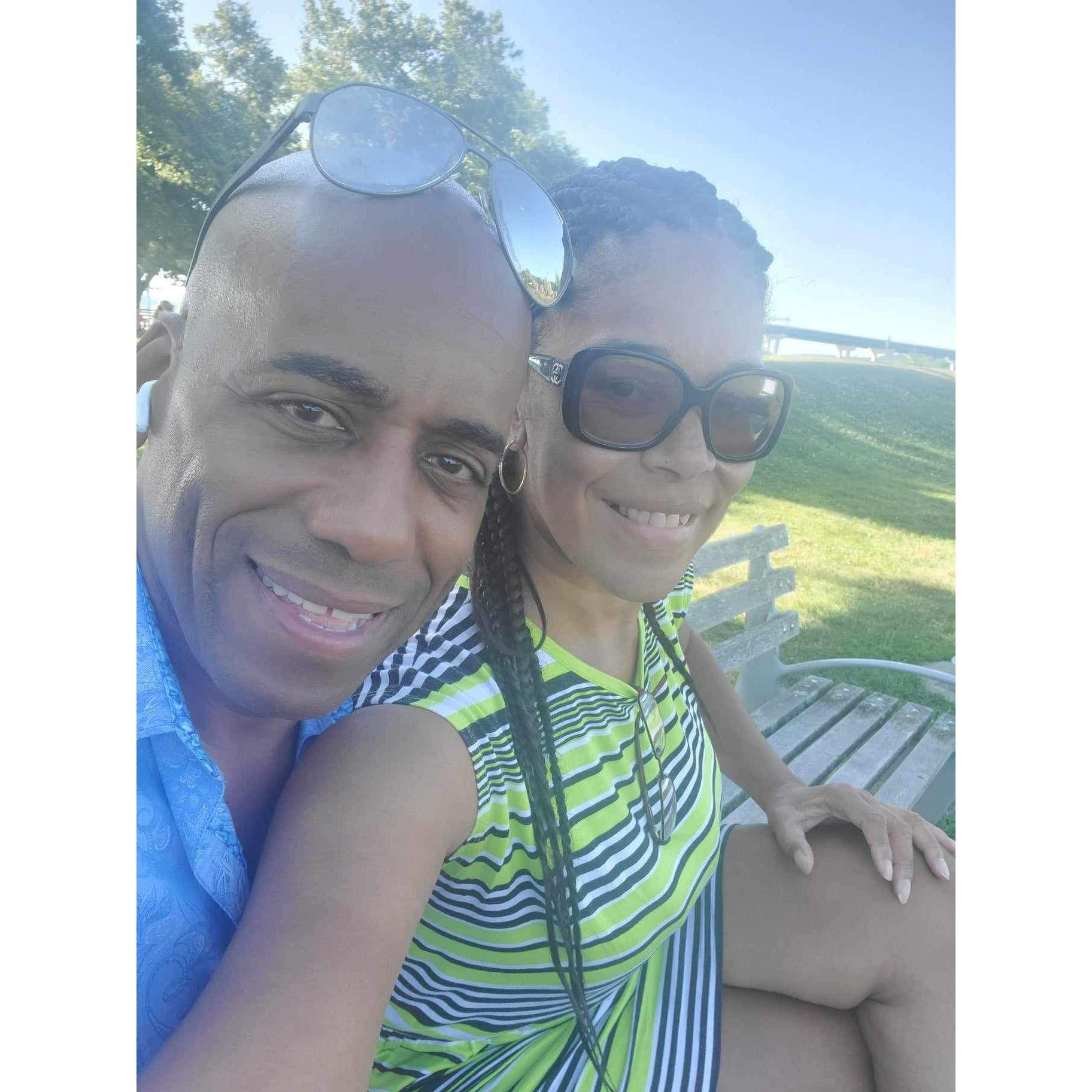 One of our favorite places. The park by the water.