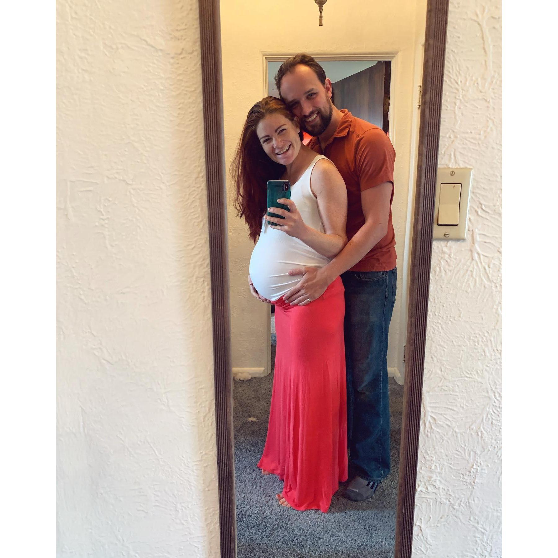 8 months preggo