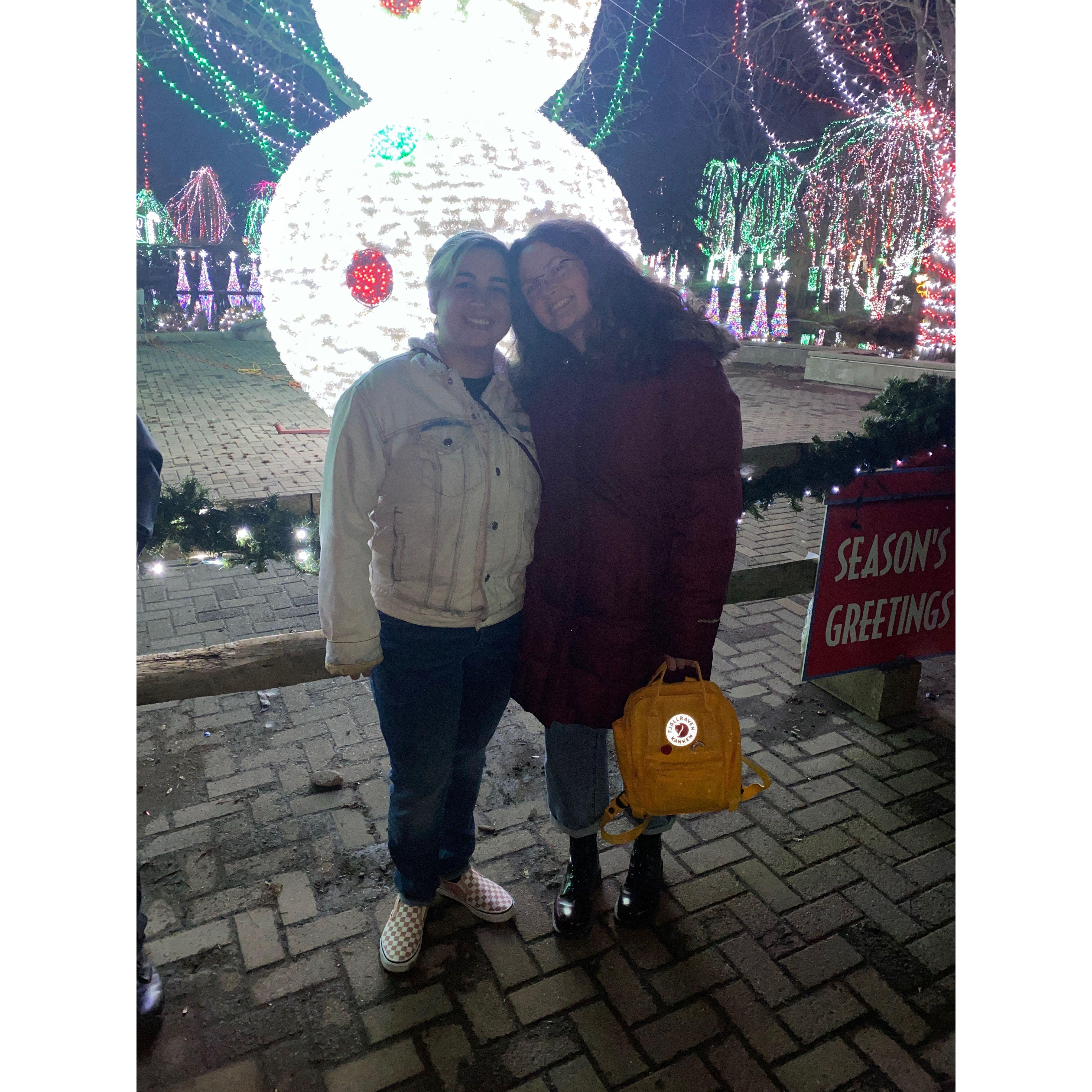 Our first photo together! Taken at Wildlights 2021