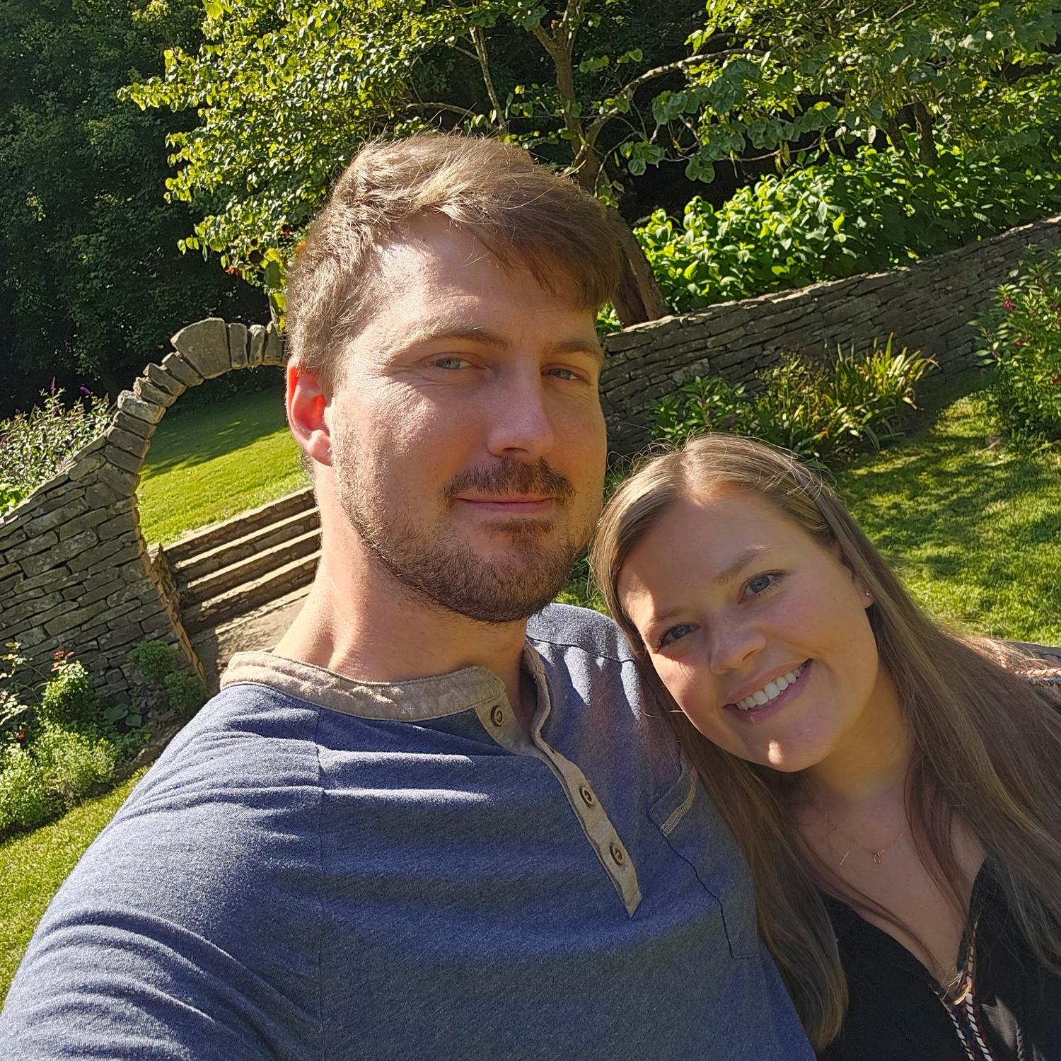 Our first photo together!