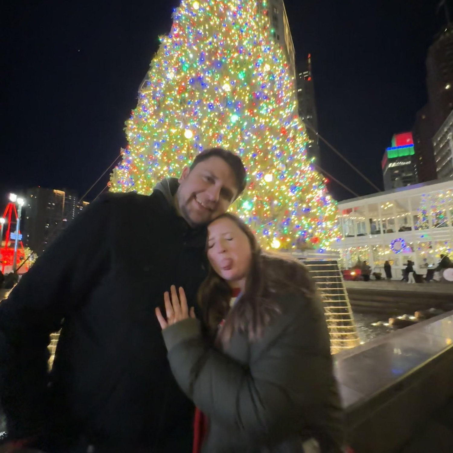 Steven's first Christmas in Detroit, MI