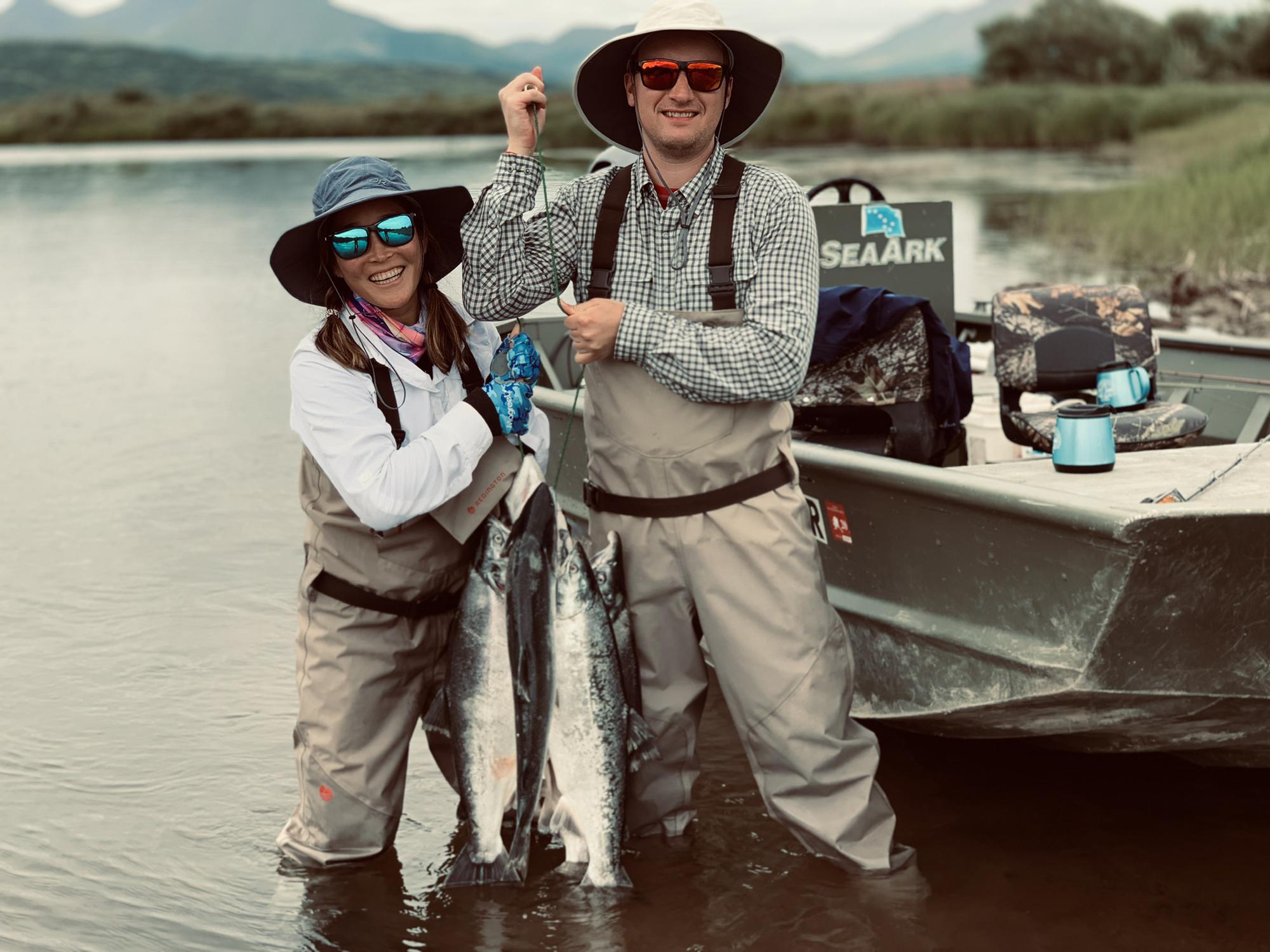 Grateful to get such a cool opportunity to learn how to fly fish in Alaska!