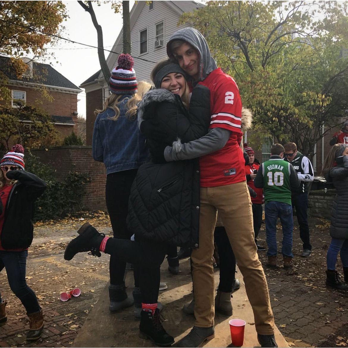 One of our first Buckeye games together in 2017!