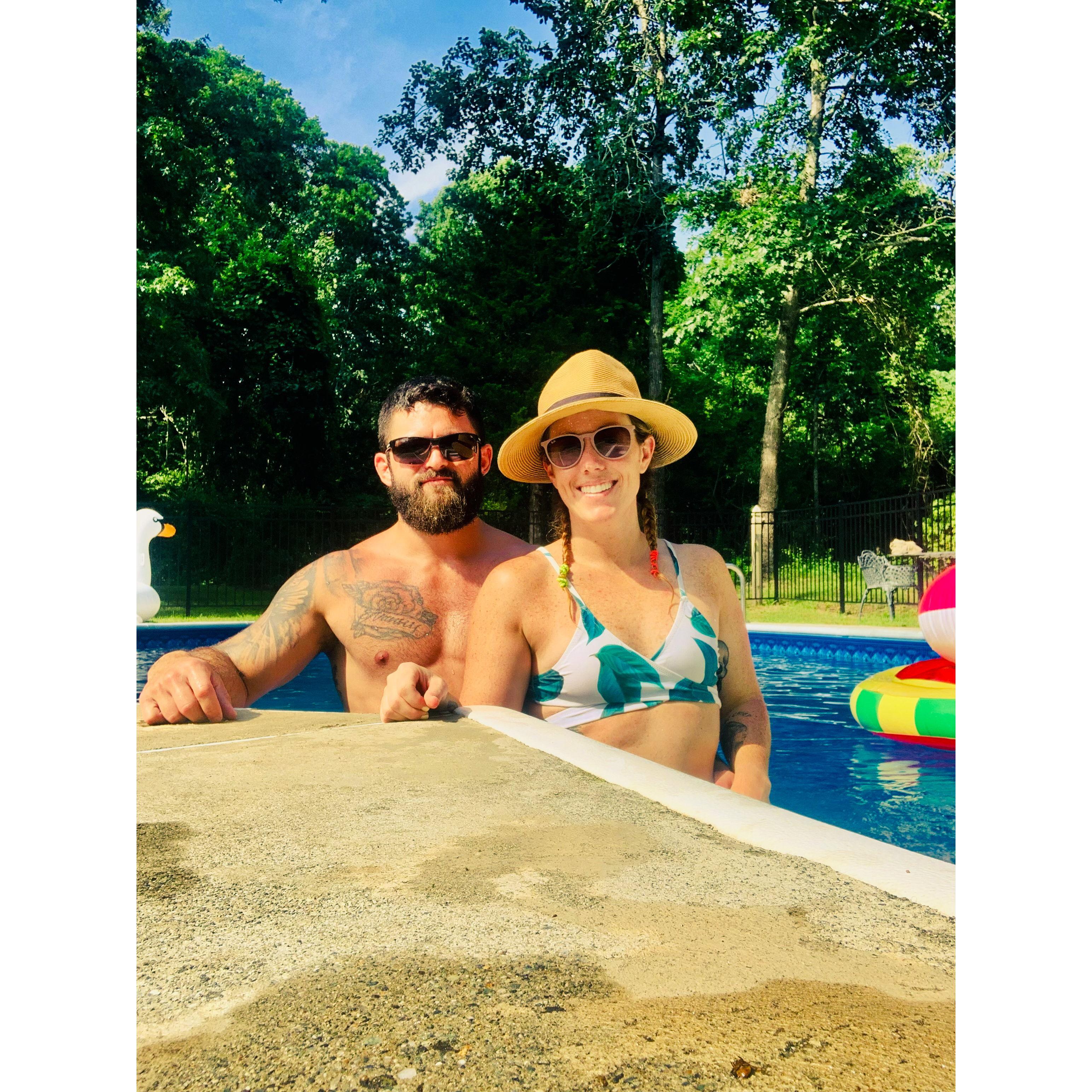 Pool Day at my parents