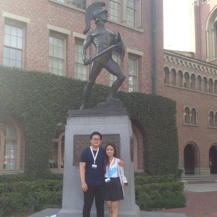We got to start our college journeys together at USC