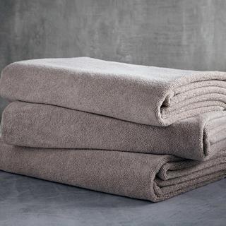Oversized Organic Cotton Bath Towel, Set of 2